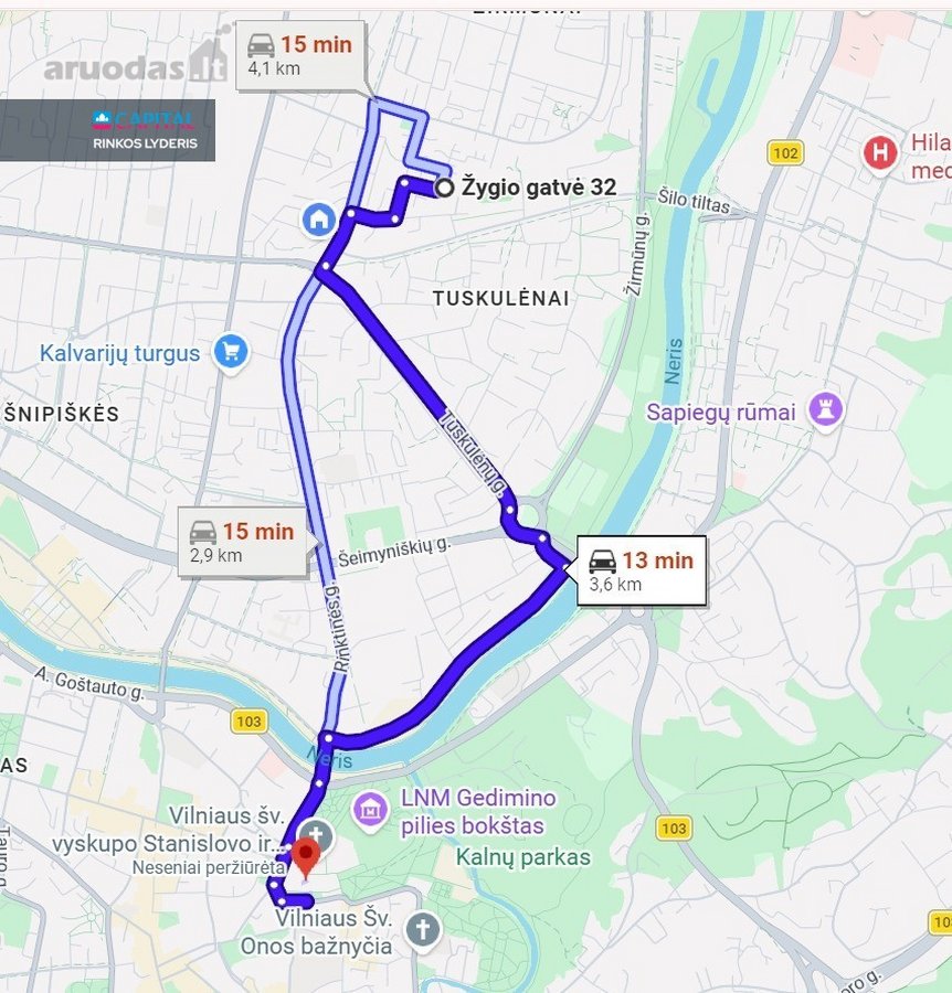 Išskirtinis 3 Kambarių Butas Šiaurės Miestelyje - nuotraukos Nr. 29