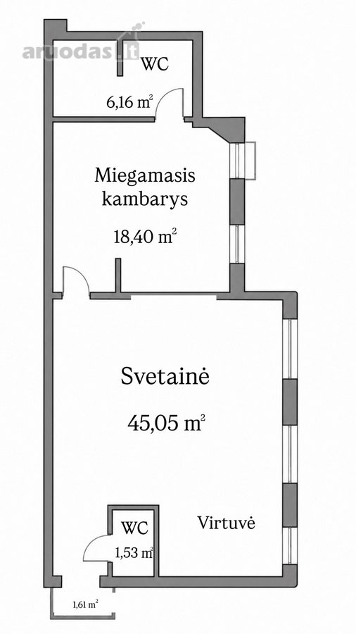 Išskirtinis būstas Kauno širdyje – Maironio - nuotraukos Nr. 26