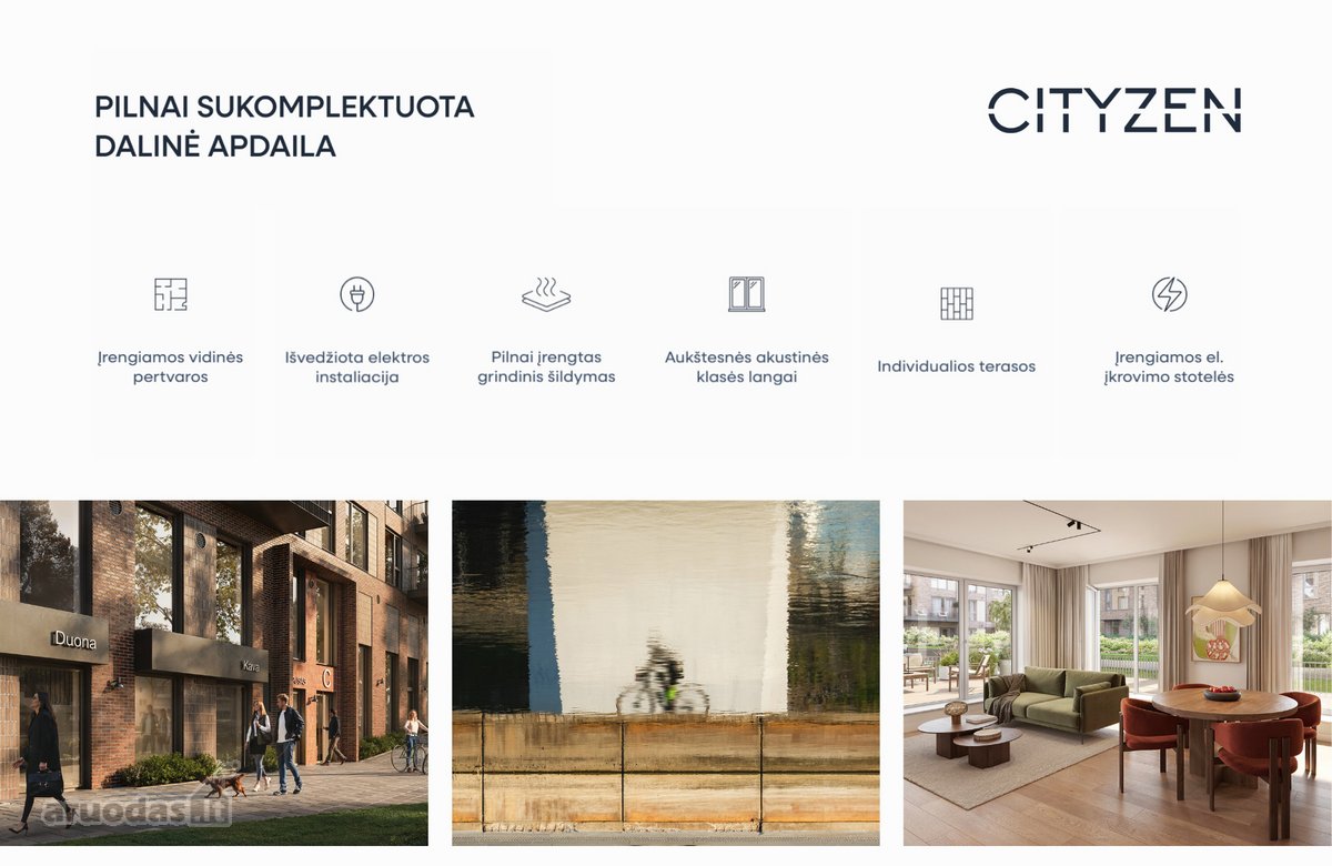 Cityzen – šiuolaikiškas butų kvartalas - nuotraukos Nr. 3