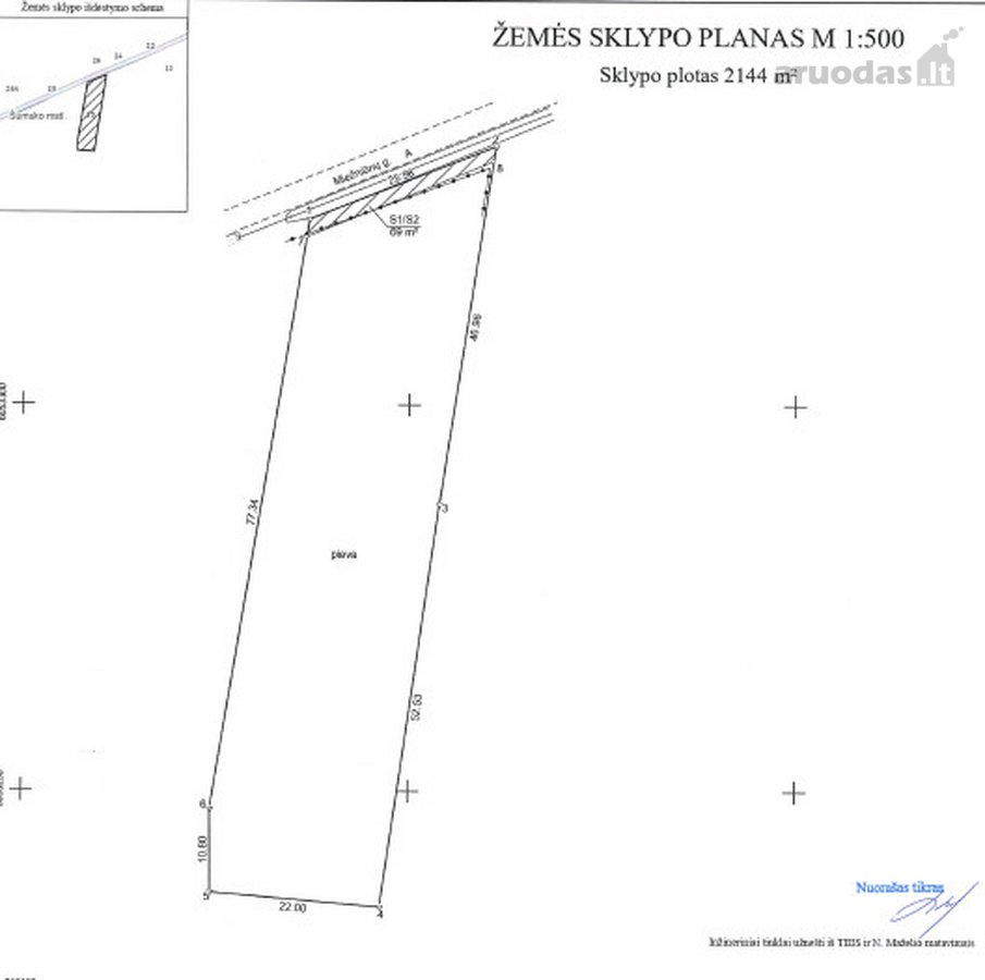Parduodamas 0,2144 ha namų valdos žemės - nuotraukos Nr. 4