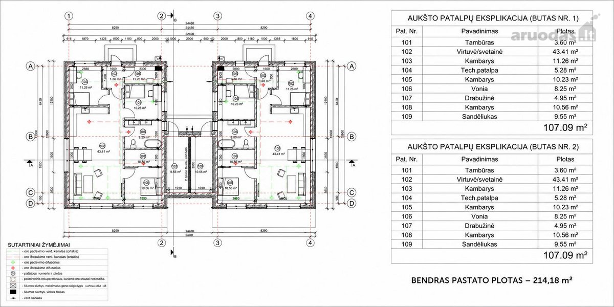 Tik 2 Modernios Architektūros Namai Klausmyliuose - nuotraukos Nr. 18