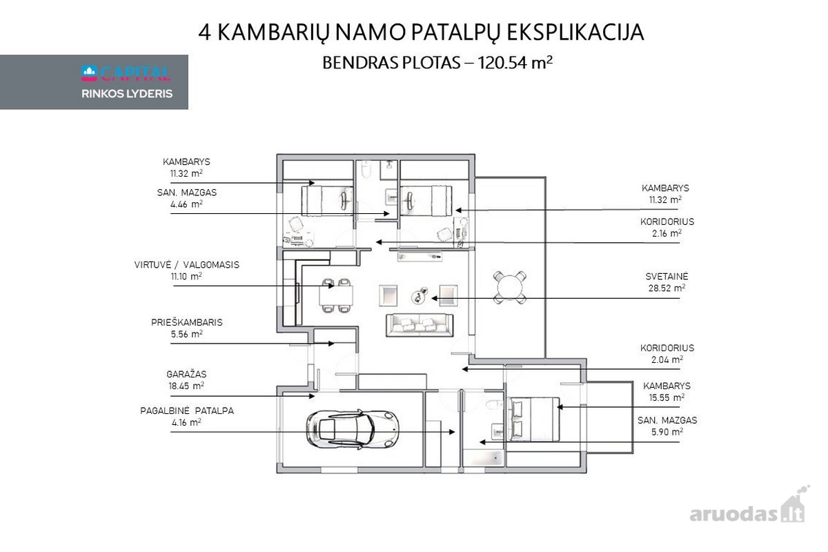 Parduodamas Modernus Ir Funkcionaliai - nuotraukos Nr. 9