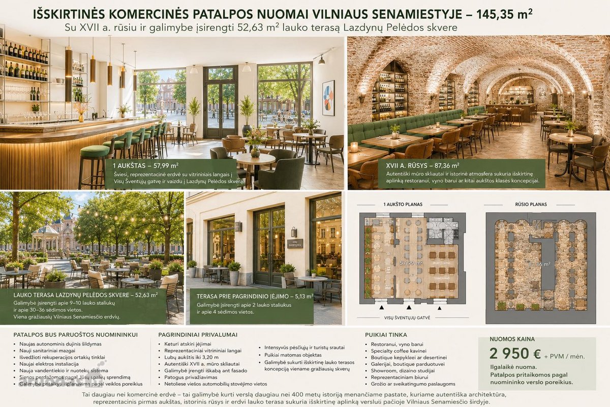 Išskirtinės Komercinės Patalpos Nuomai - nuotraukos Nr. 4