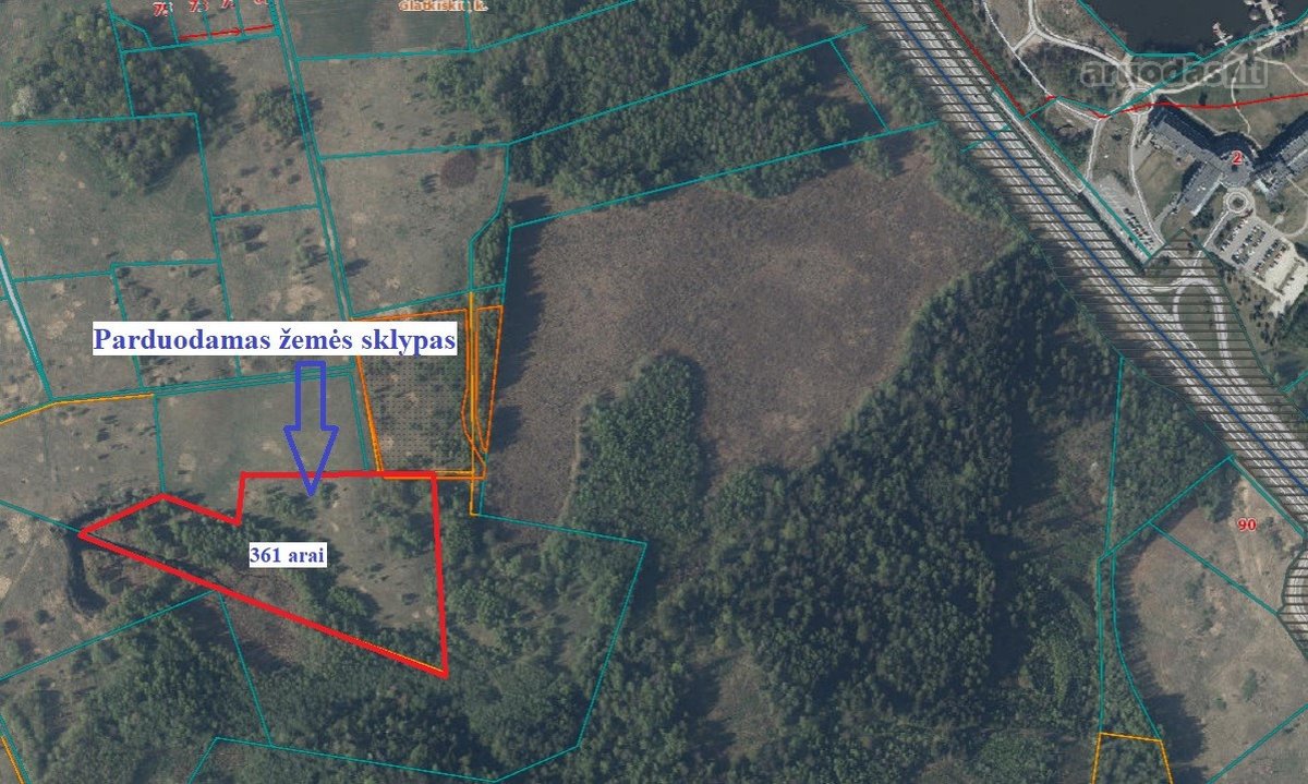 Parduodamas 3.61 Ha Sklypas Su Žaliuojančiu - nuotraukos Nr. 9