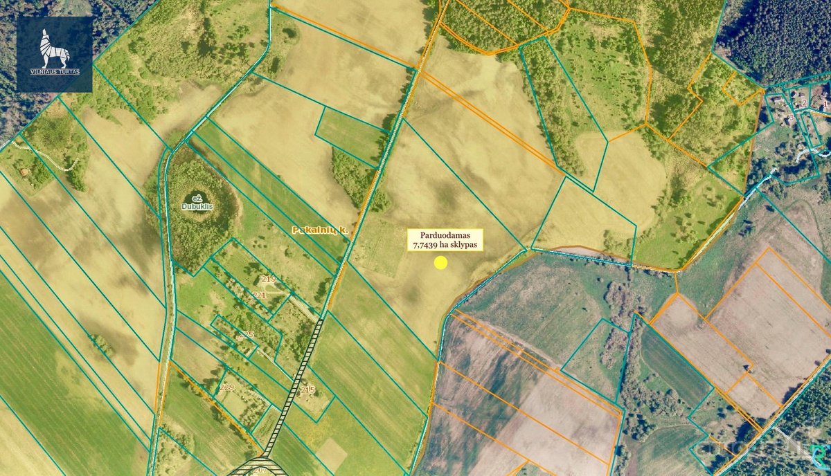 Parduodamas didelis 7,7439 ha žemės ūkio - nuotraukos Nr. 6