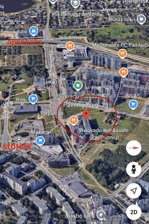 Be tarpininkų nuomojamas patogiai išplanuotas - nuotraukos Nr. 3