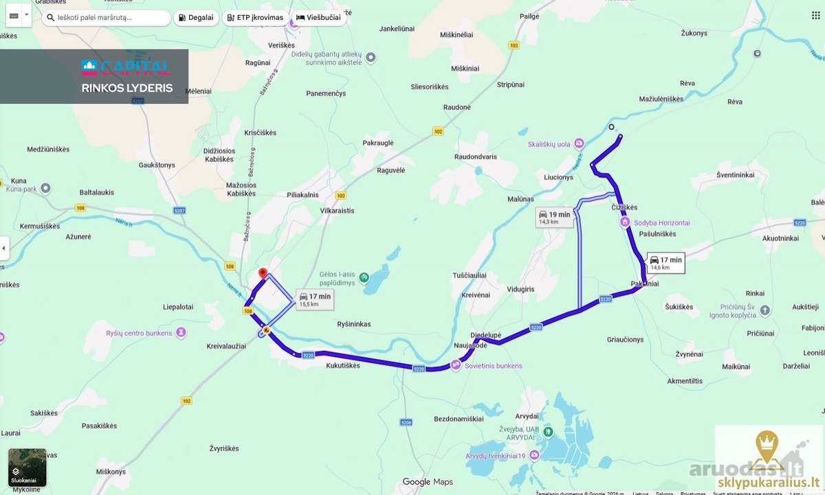 Ant Neries kranto parduodama namų valda su - nuotraukos Nr. 17