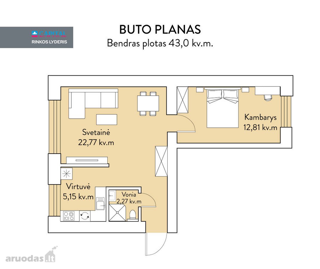 Parduodamas kapitaliai atnaujintas, iš karto - nuotraukos Nr. 17