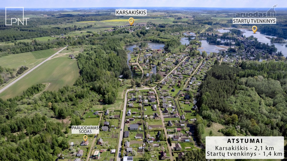 Parduodamas jaukus sodo namelis su erdviu - nuotraukos Nr. 3