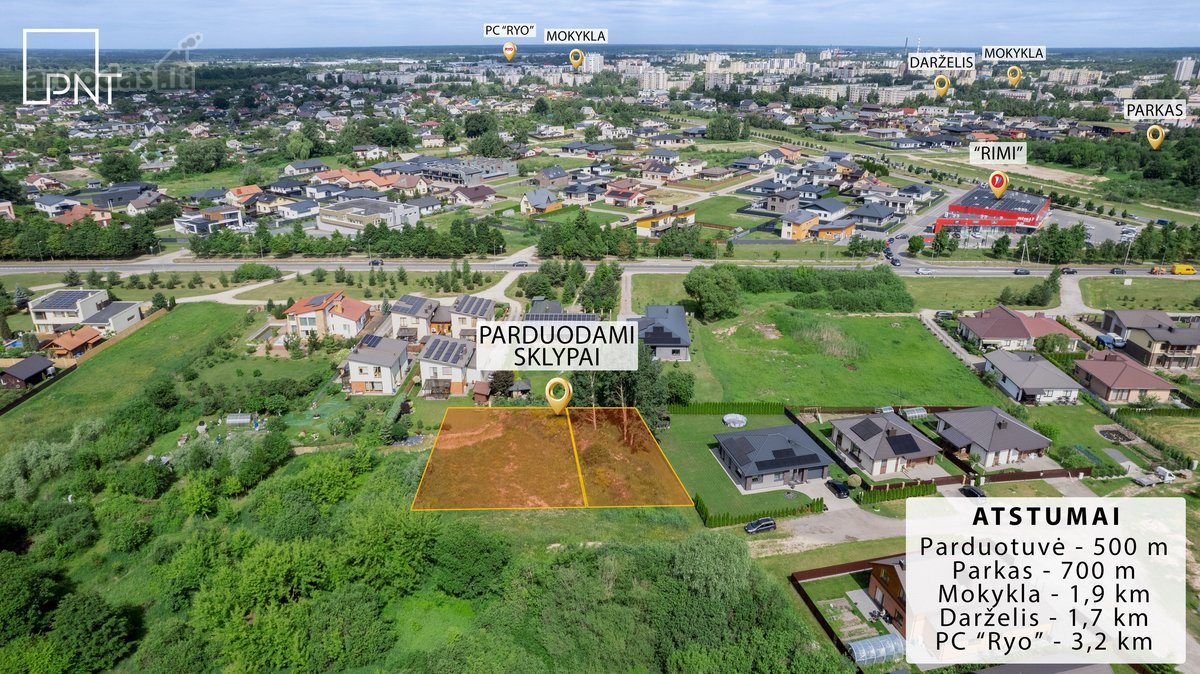 Parduodami du namų valdos sklypai - nuotraukos Nr. 3