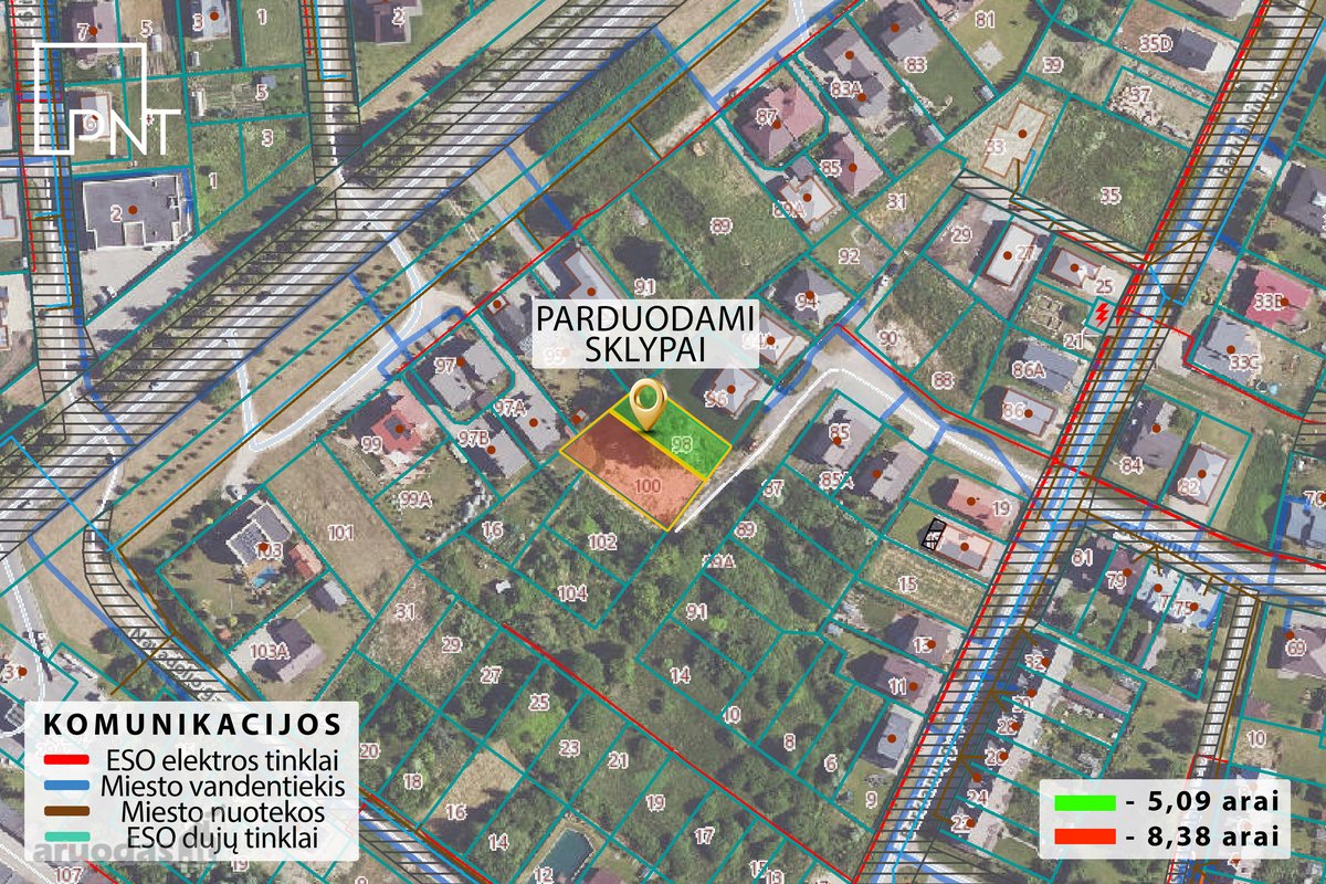Parduodami du namų valdos sklypai - nuotraukos Nr. 7