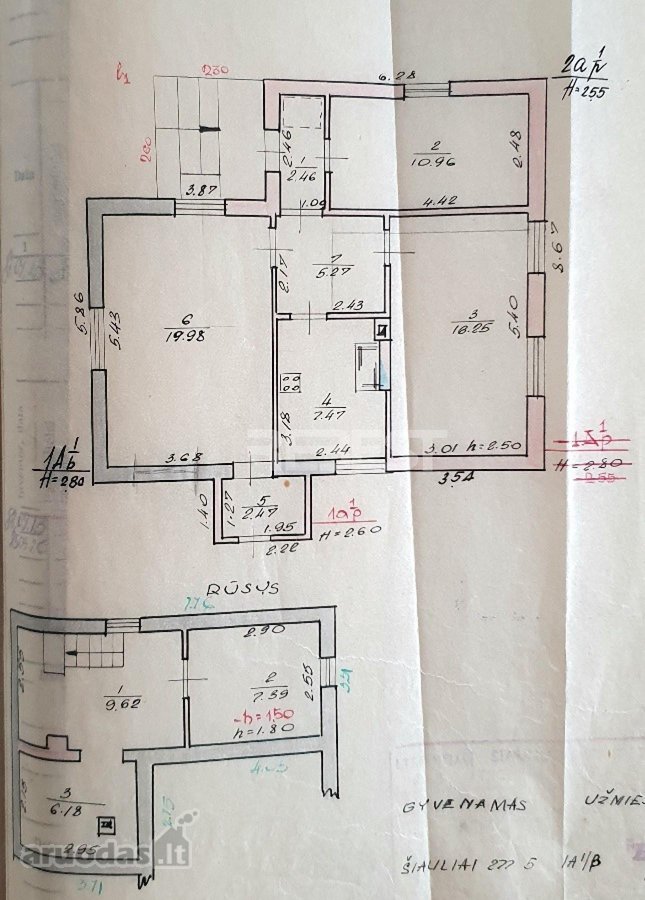 Parduodamas mūrinis namas 88 kv. m. 1944 m. - nuotraukos Nr. 21