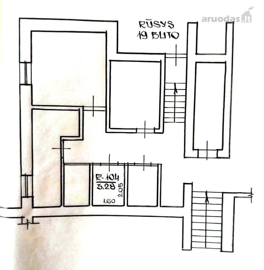 Parduodamas erdvus ir šviesus 2 kambarių - nuotraukos Nr. 20