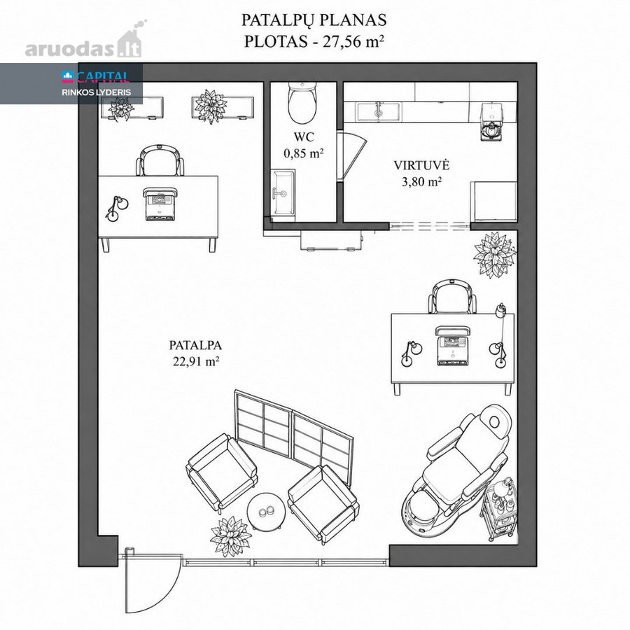 # Pajamas Generuojanti Investicija Šnipiškėse - nuotraukos Nr. 11