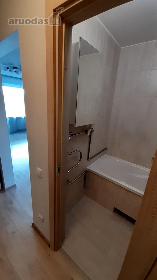 Išnuomojamas jaukus 1 kambario butas naujai - nuotraukos Nr. 8
