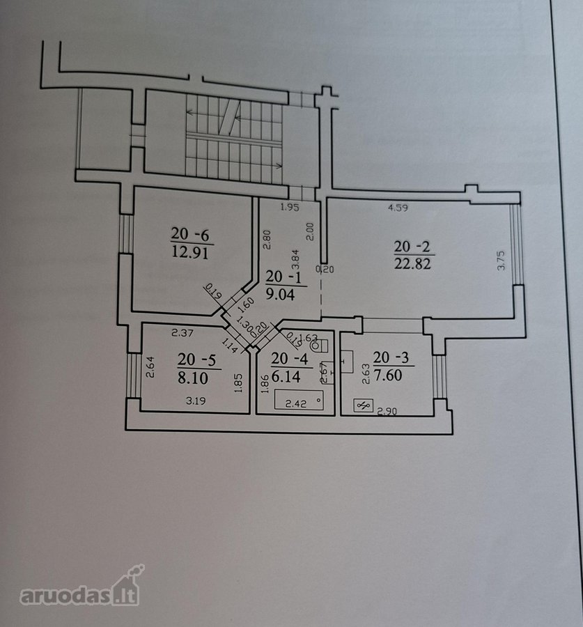 Šviesus 3 kambarių butas ramioje vietoje, - nuotraukos Nr. 21