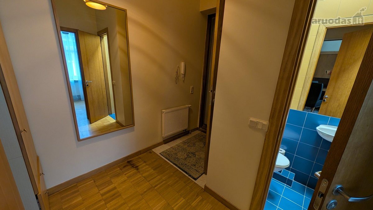 Nuomojamas trijų kambarių butas Vilniaus - nuotraukos Nr. 13