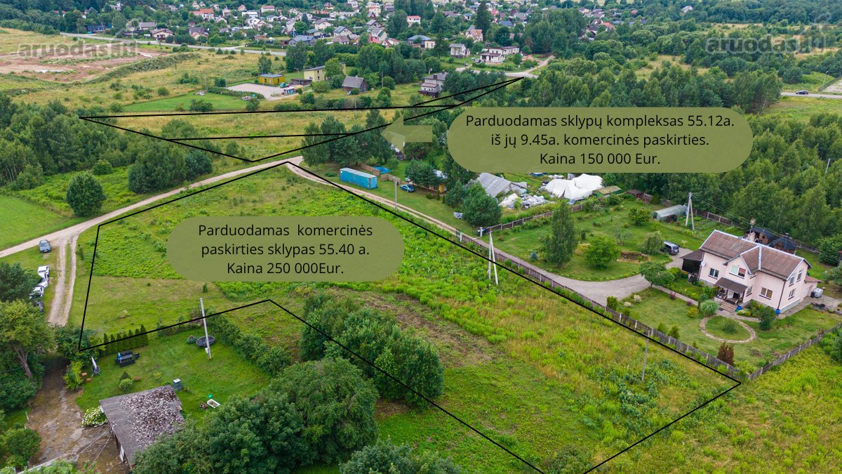 55,12 A Sklypų Kompleksas Vilniuje 9,45 A - nuotraukos Nr. 4