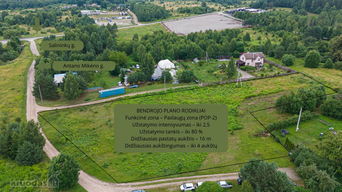 55,40 A Komercinės Paskirties Sklypas - nuotraukos Nr. 2