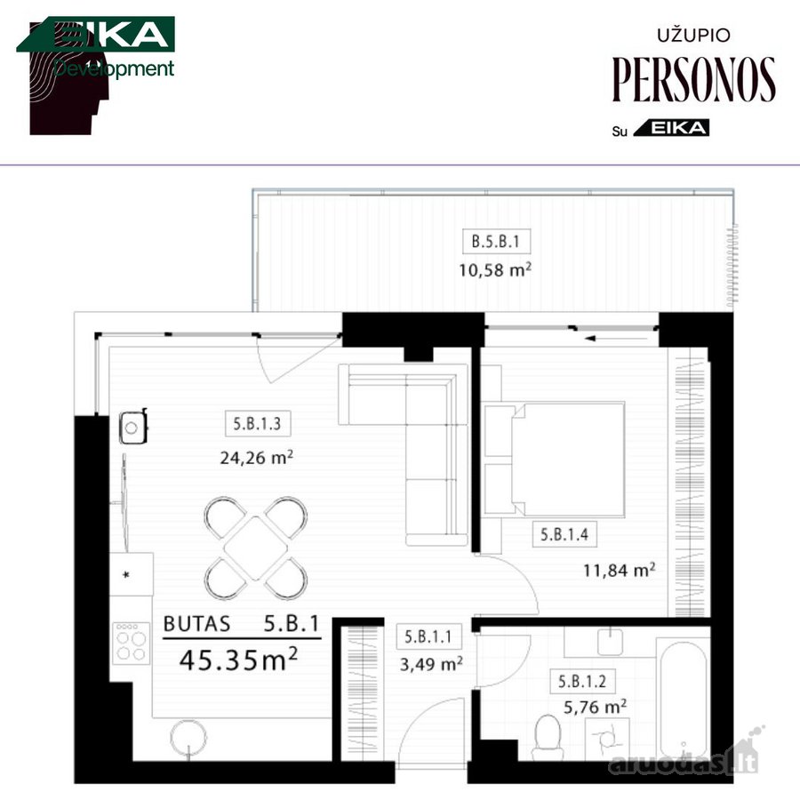 Prestižinis gyvenamųjų namų projektas „Užupio - nuotraukos Nr. 2