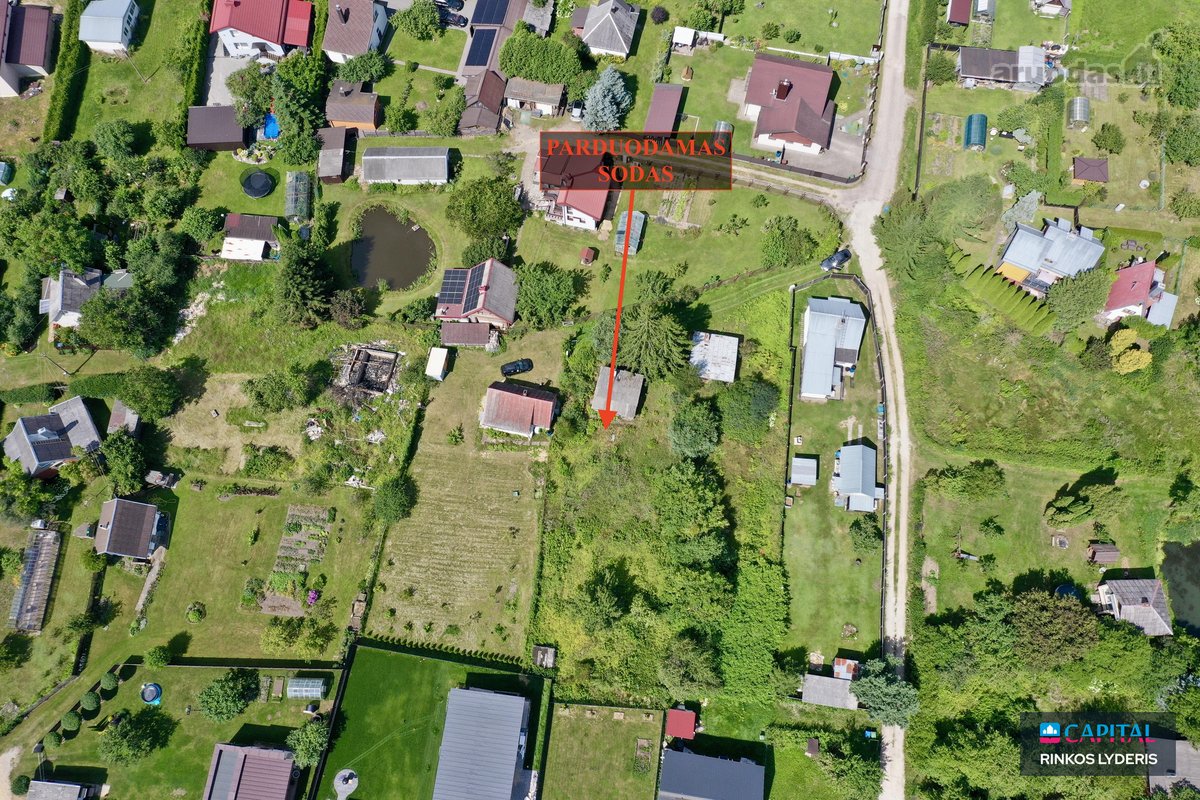 Parduodamas Sodo Sklypas Su Sodo Nameliu - nuotraukos Nr. 2
