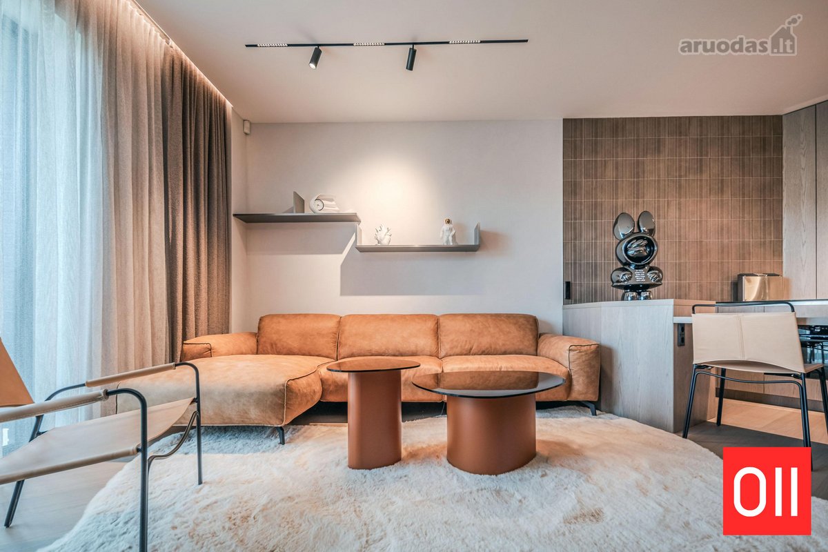 Išskirtinio dizaino 2 kambarių apartamentai - nuotraukos Nr. 3