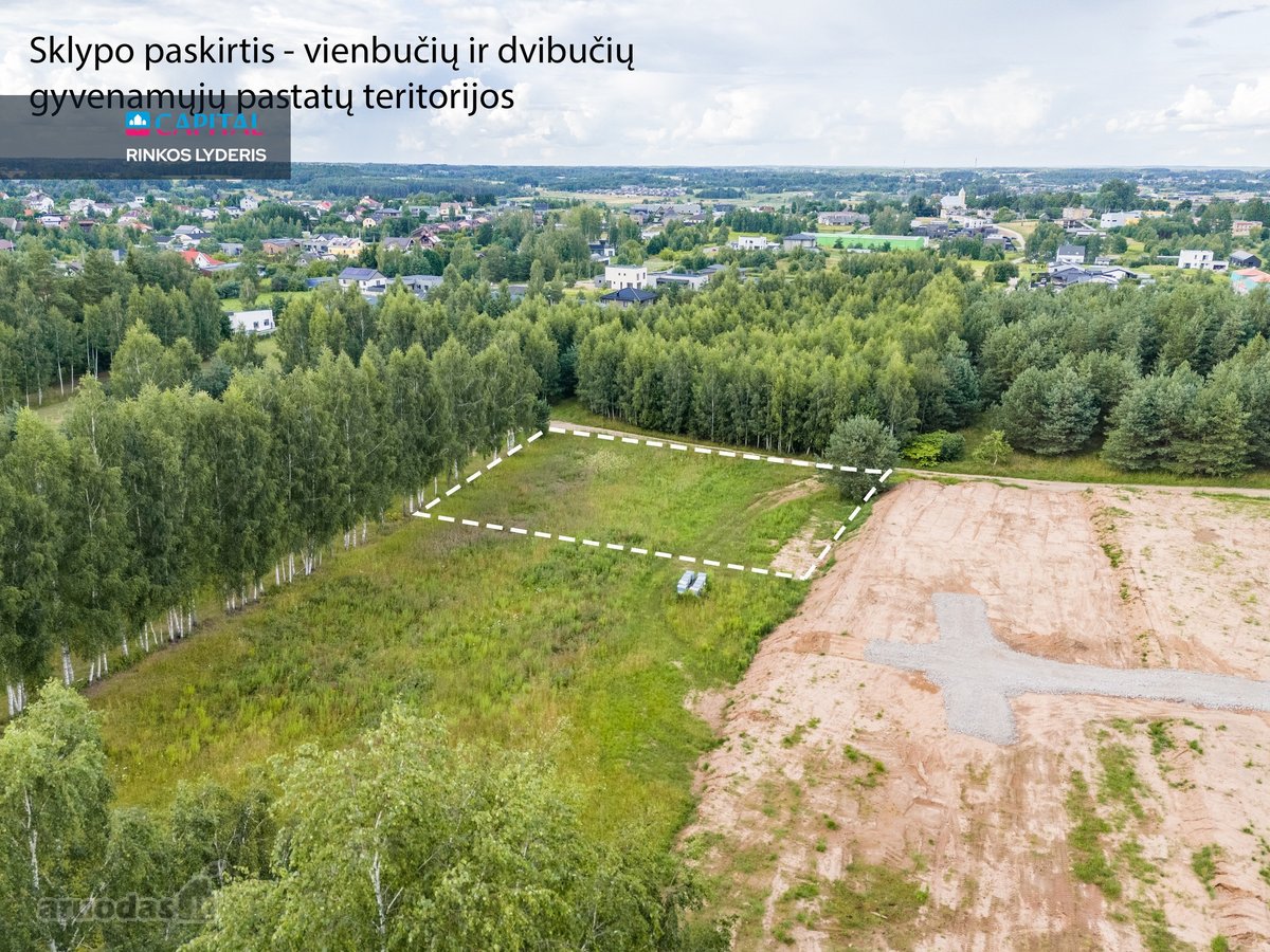 Parduodamas 18 arų namų valdos sklypas - nuotraukos Nr. 3
