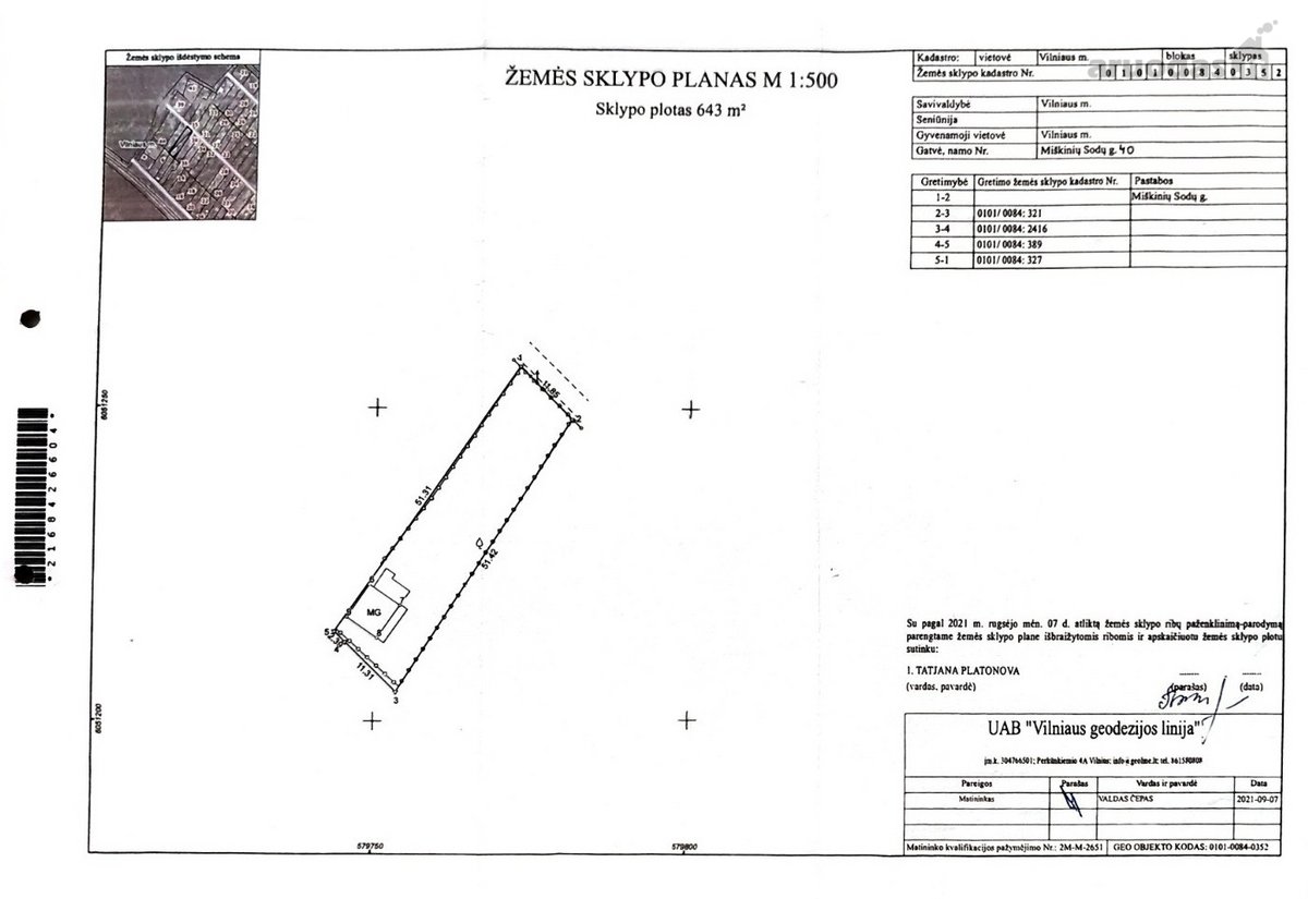 Ramioje ir jaukioje vietoje parduodamas 39 kv - nuotraukos Nr. 17