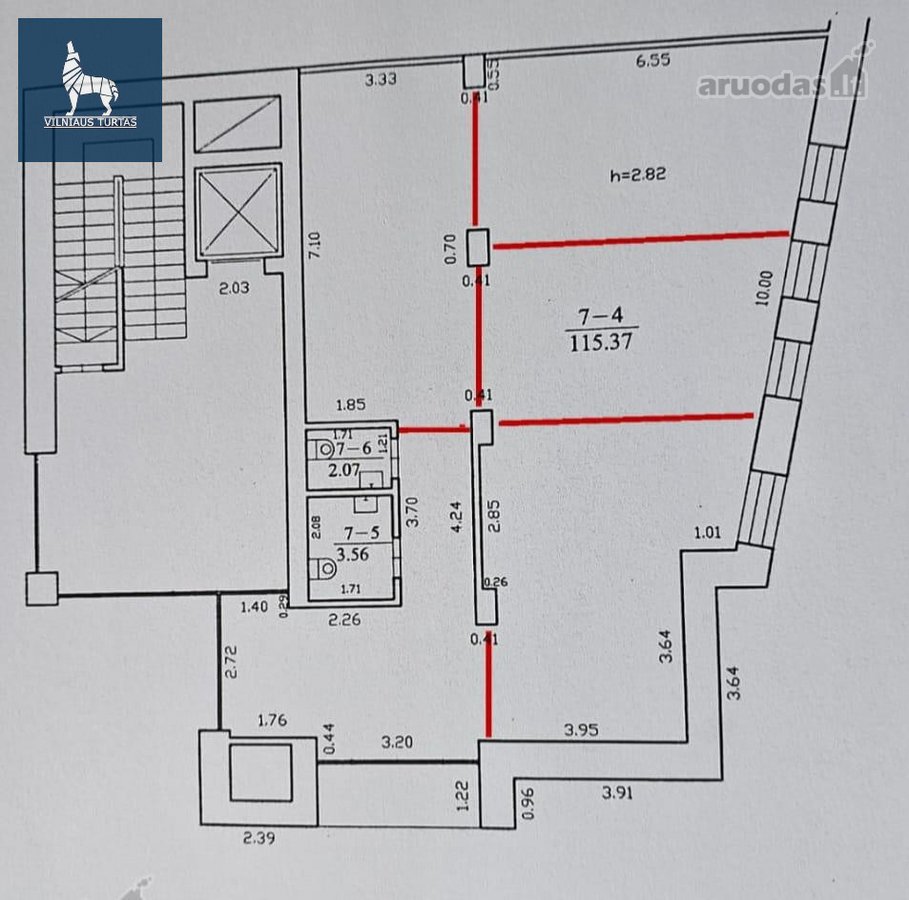 Išnuomojamos 121 m² Komercinės Patalpos - nuotraukos Nr. 17