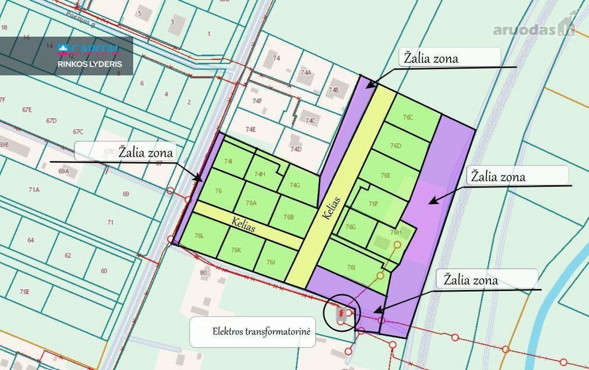 Parduodamas Sklypų Masyvas Idealiai Tinkantis - nuotraukos Nr. 4