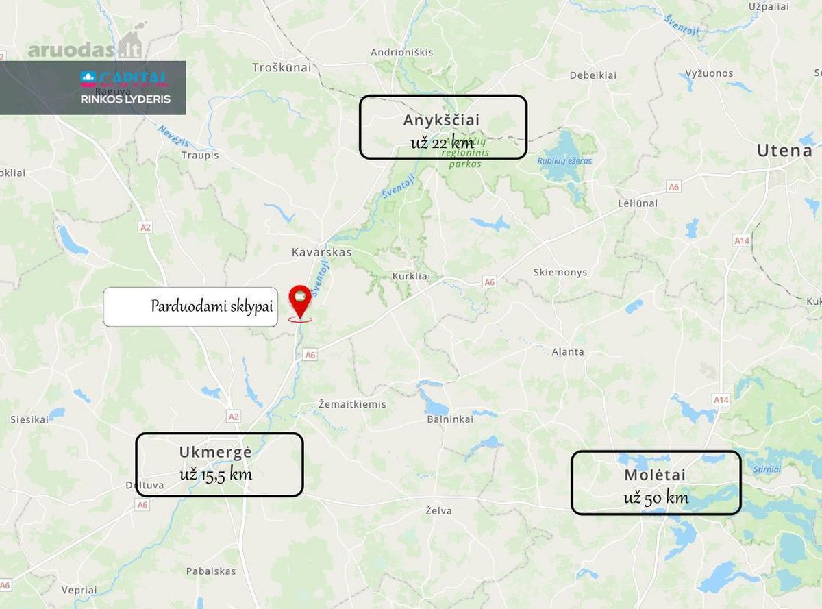 Anykščių raj., Pagojės II k. parduodami miškų - nuotraukos Nr. 14