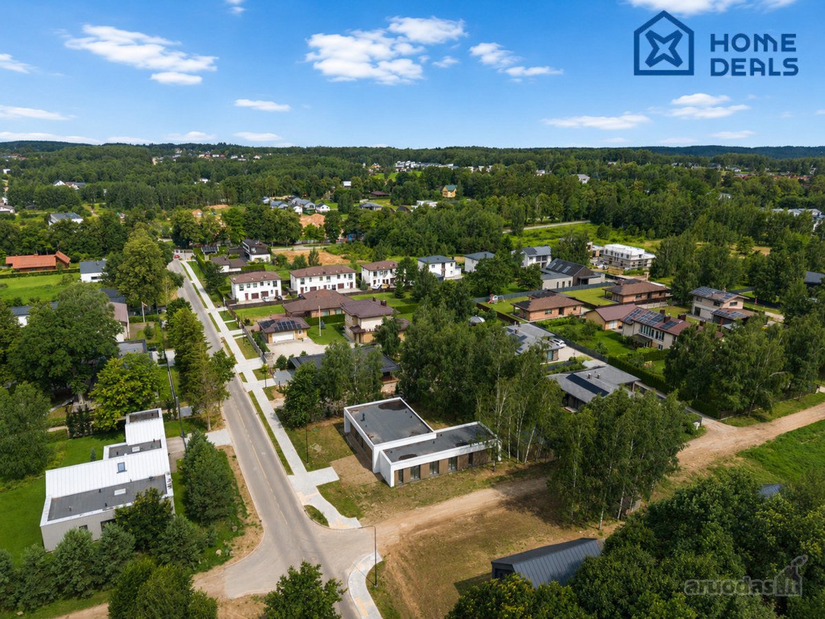 Erdvus, L formos vieno aukšto namas Pavilnyje - nuotraukos Nr. 9