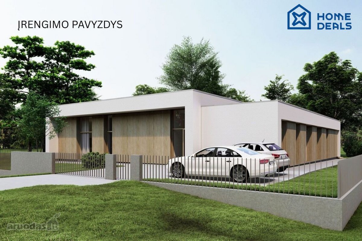 Erdvus, L formos vieno aukšto namas Pavilnyje - nuotraukos Nr. 38
