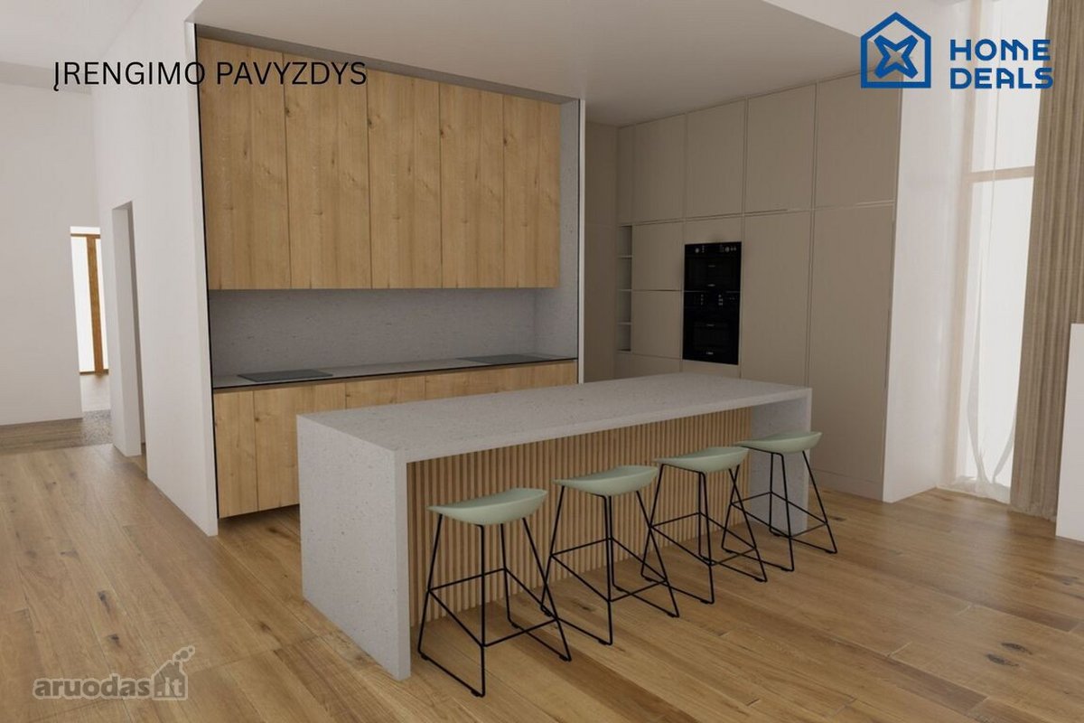 Erdvus, L formos vieno aukšto namas Pavilnyje - nuotraukos Nr. 39