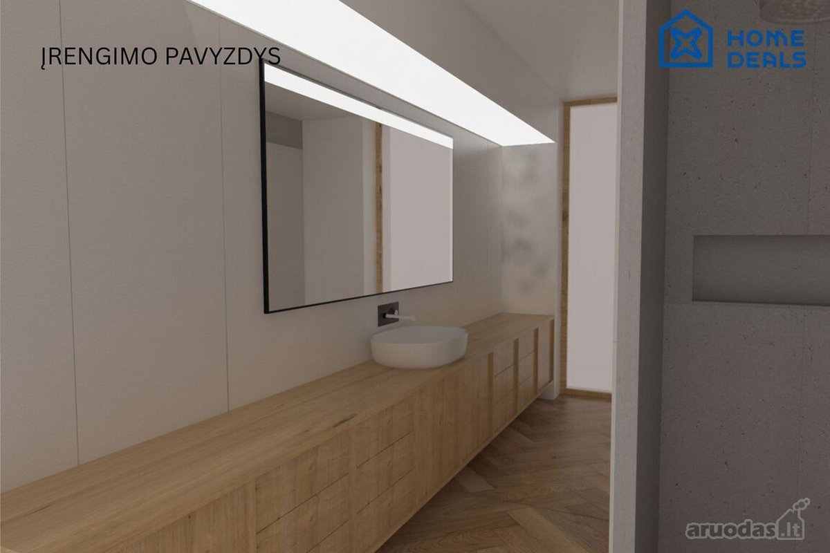 Erdvus, L formos vieno aukšto namas Pavilnyje - nuotraukos Nr. 43