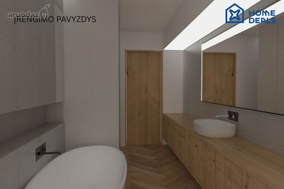 Erdvus, L formos vieno aukšto namas Pavilnyje - nuotraukos Nr. 44