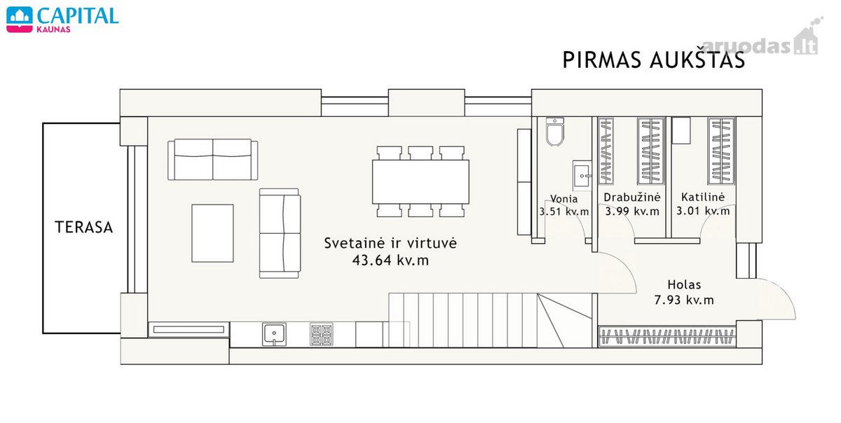 Šalia Vilniaus Centro, Netoli Aušros Vartų - nuotraukos Nr. 33