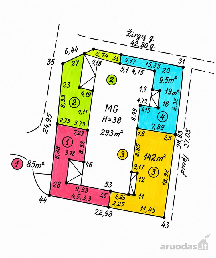 Parduodamas išskirtinis, unikalus 3 kambarių - nuotraukos Nr. 16