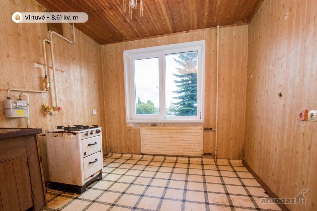 Parduodamas erdvus 2 kambarių butas Akmenės r - nuotraukos Nr. 9