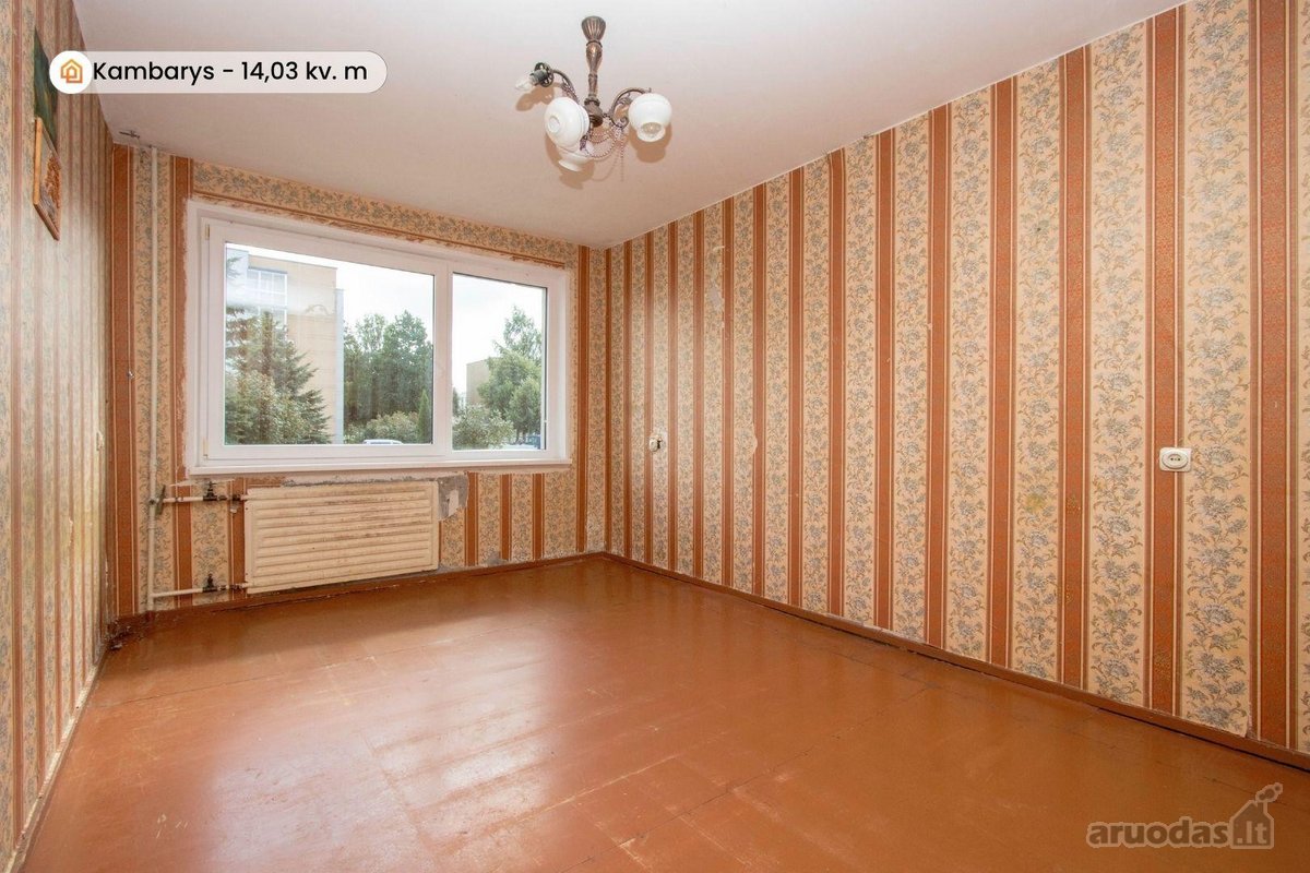Parduodamas erdvus 2 kambarių butas Akmenės r - nuotraukos Nr. 7