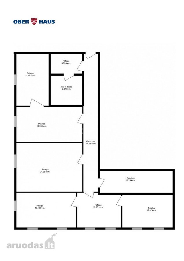 140 m² biuro patalpų nuoma su sandėliuku – - nuotraukos Nr. 2