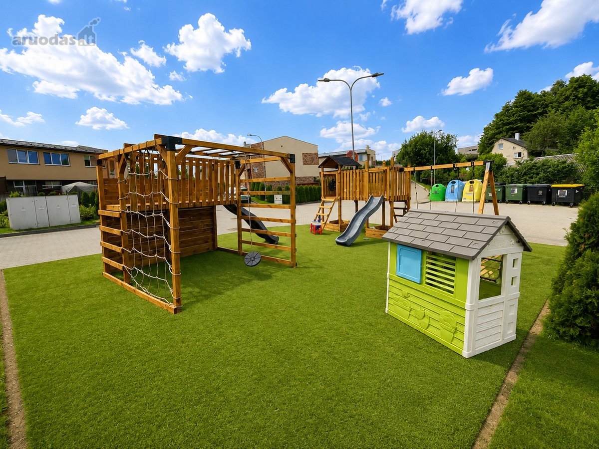 Parduodamas 132 m² kotedžas su garažu, terasa - nuotraukos Nr. 49