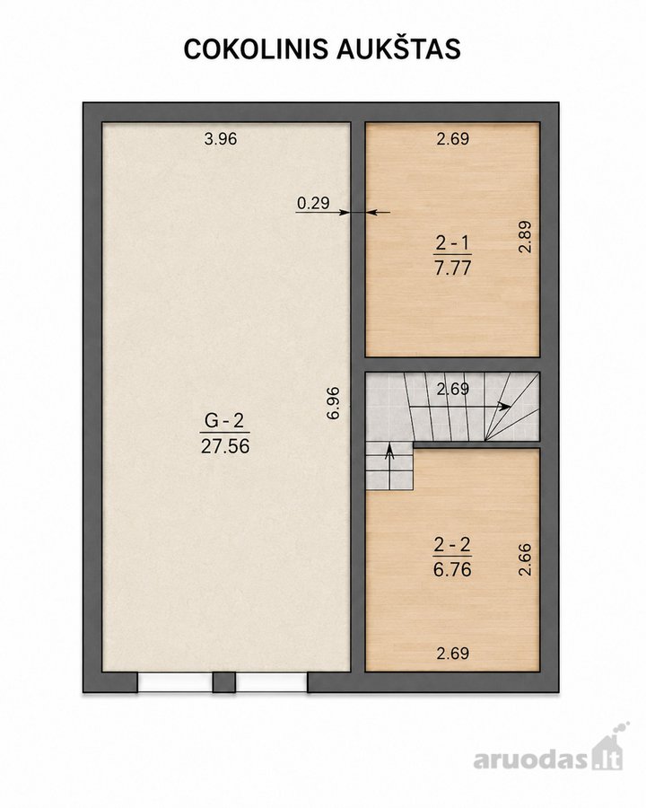 Parduodamas 132 m² kotedžas su garažu, terasa - nuotraukos Nr. 53