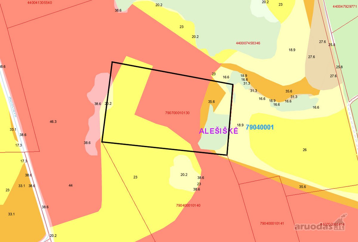 Parduodama 2.52 ha žemės ūkio paskirties - nuotraukos Nr. 3