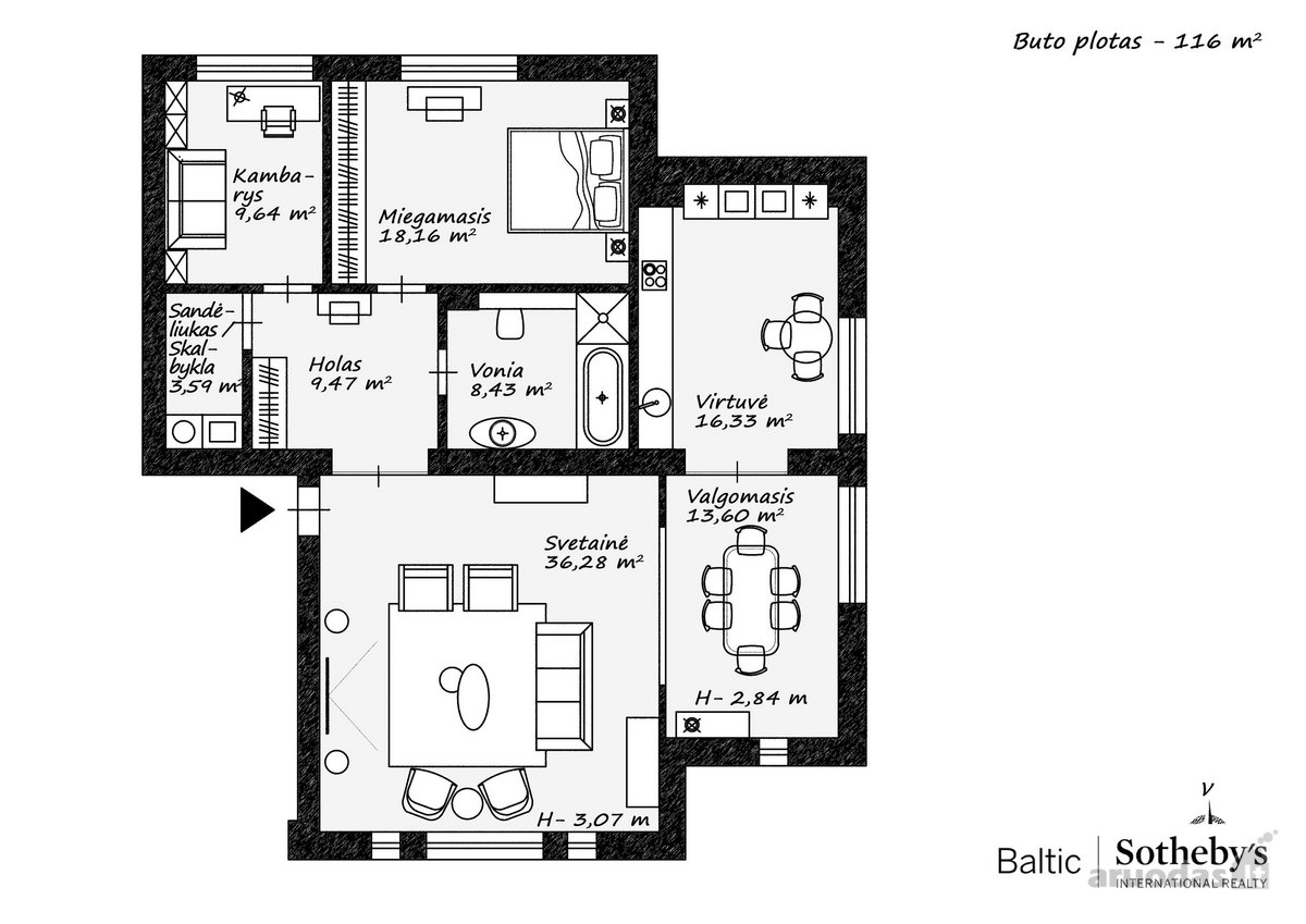 Jūsų prestižiniai apartamentai Žvėryne - nuotraukos Nr. 50