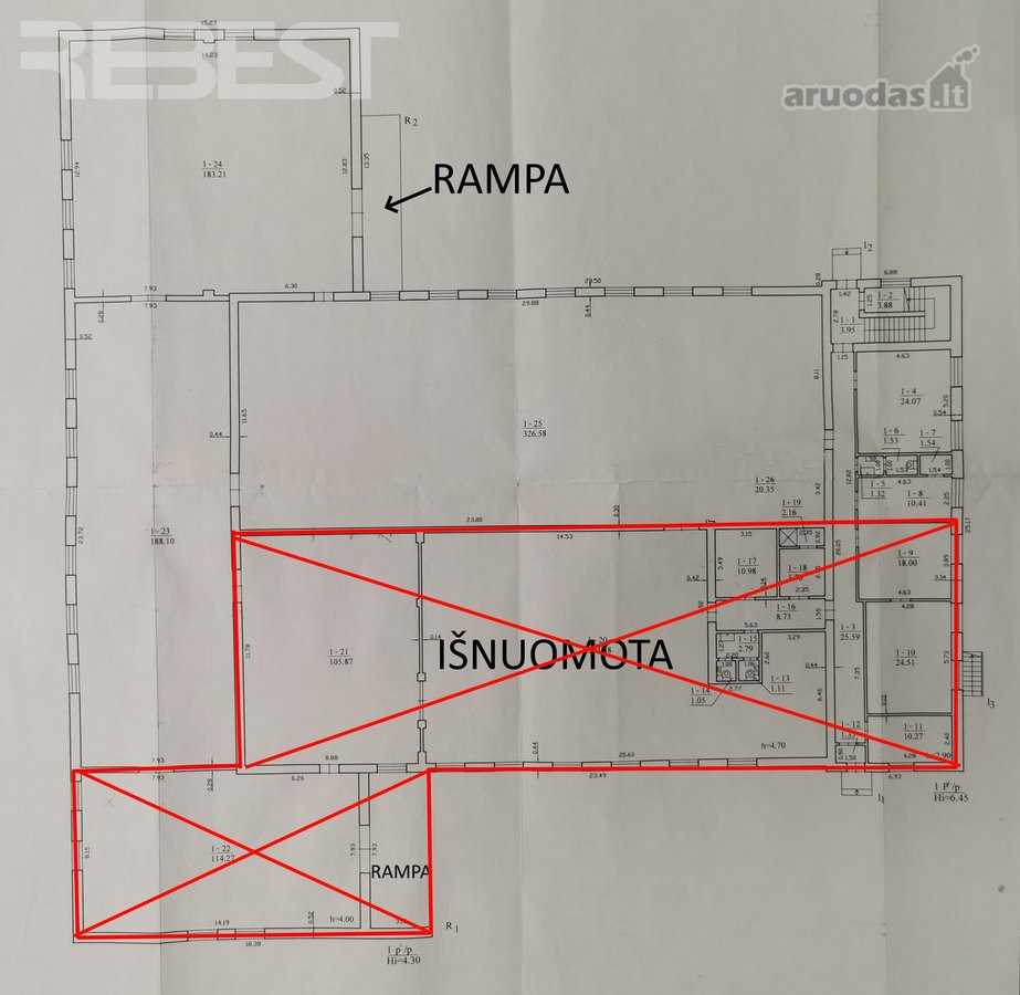 Nuomojamos patalpos, 874m², Šatrijos g., - nuotraukos Nr. 21