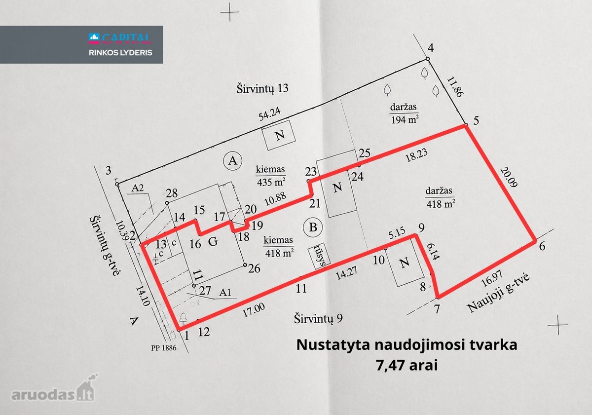 7,47 A Sklypas + Namo Dalis Maišiagala - nuotraukos Nr. 12