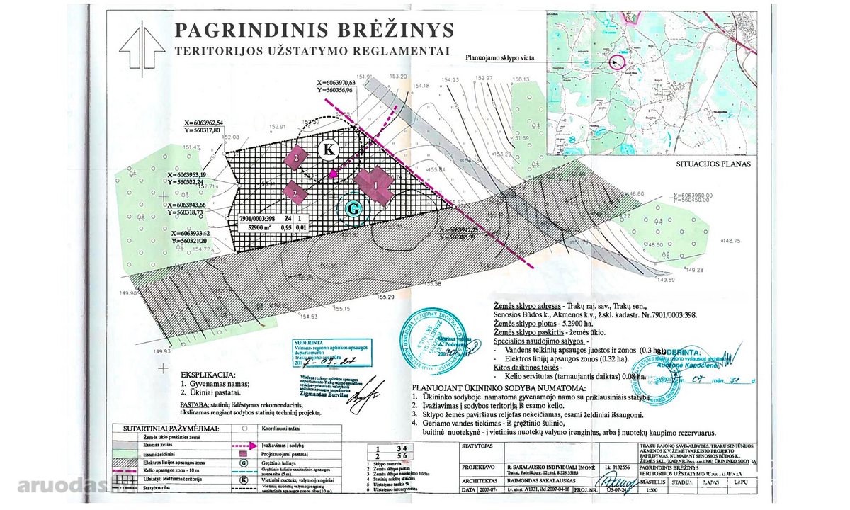 Parduodamas 5,47 Ha Sklypas Ūkininko Sodybai - nuotraukos Nr. 12
