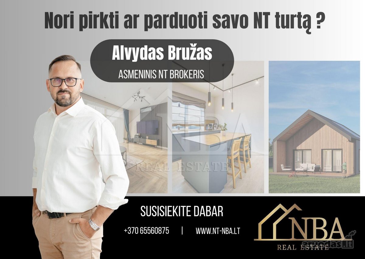 Parduodami trys vienas šalia kito namų valdos - nuotraukos Nr. 16
