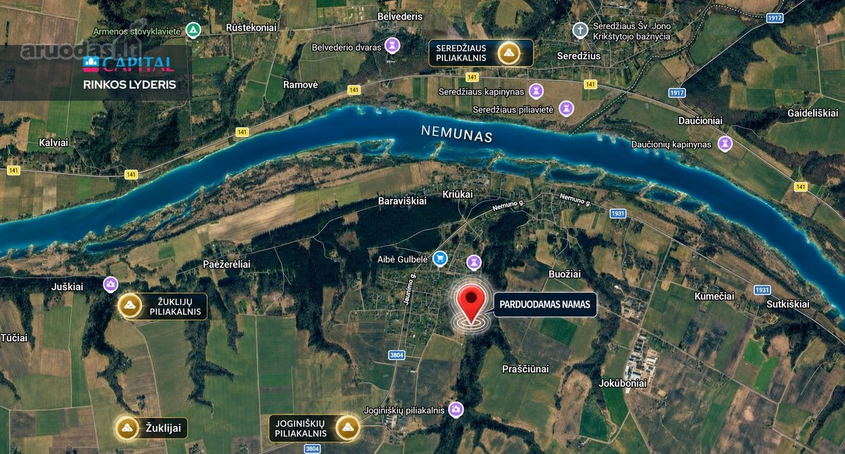 Parduodamas Šakių R. Kriūkų Sen. Joginiškių K - nuotraukos Nr. 33